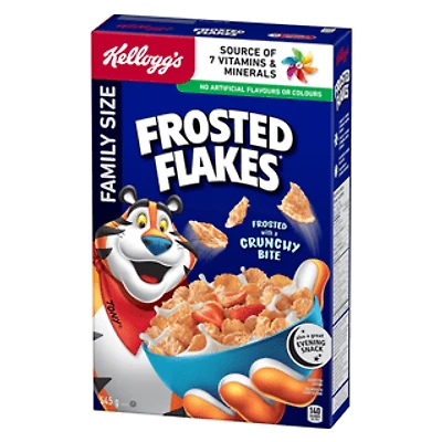Kellogg's Frosted Flakes® Cereal 545g- crispy flakes, Kellogg's Frosted Flakes® Cereal 545g