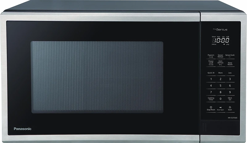Panasonic 1.1 cu.ft., Compact 1000W Microwave Oven, Stainless Steel, NNSU55QS