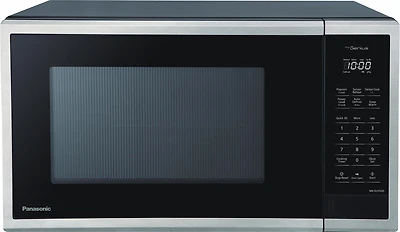 Panasonic 1.1 cu.ft., Compact 1000W Microwave Oven, Stainless Steel, NNSU55QS