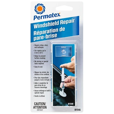 Trousse de réparation pour pare-brise Permatex trousse