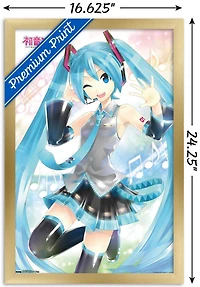 Hatsune Miku - Waving Wall Poster, 22.375" x 34"