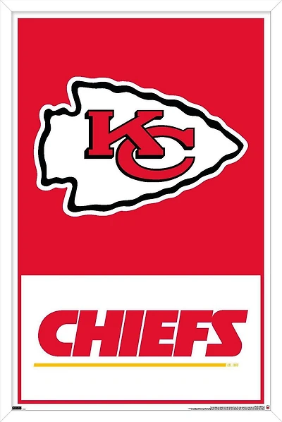NFL Kansas City Chiefs - Logo 21 Wall Poster, 22.375" x 34"