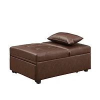 Payton Sofa Bed, Brown PU