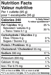Côtelettes de porc au barbecue Great Value 6 côtelettes, 770 g