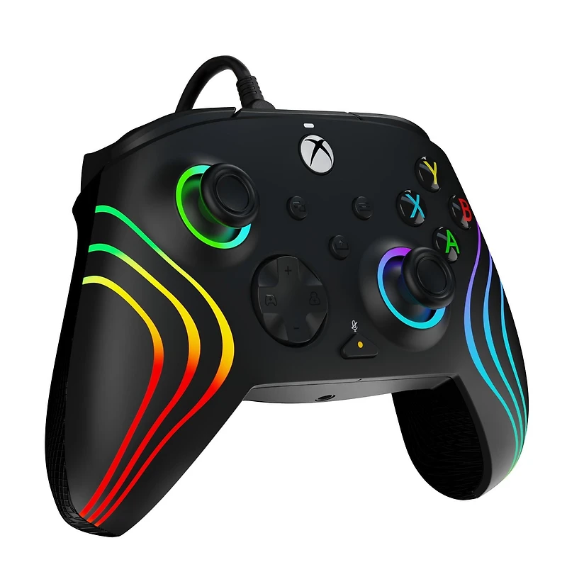PDP Afterglow™ Wave Wired Controller: Black - Xbox Series X|S, Xbox One, & Windows 10/11 PDP AG Wave W CNTRL Black