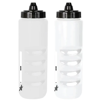 La bouteille d'eau Future Stars 1000 mL avec valve de jet à libération de pression Blanc ou transparent