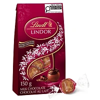Lindt LINDOR Double Chocolate Truffles, 150-Gram Bag, 150g Bag
