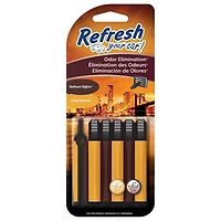 Assainisseur d’air Refresh Your Car! en bâtonnet en bâtonnet pour évent au parfum Nuits élégantes/Aube fraîche – 6 unités