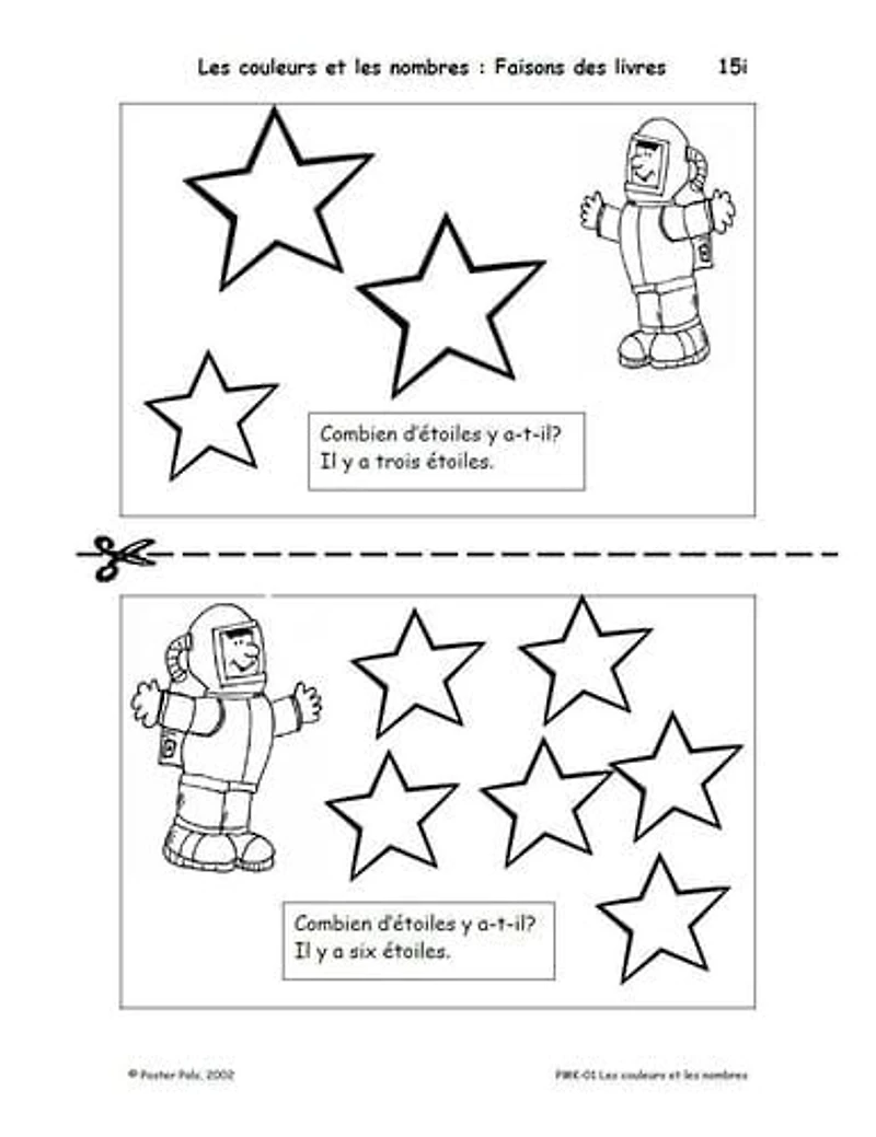 Matrices reproductibles pour le niveau primaire FLS/français Les couleurs et les nombres