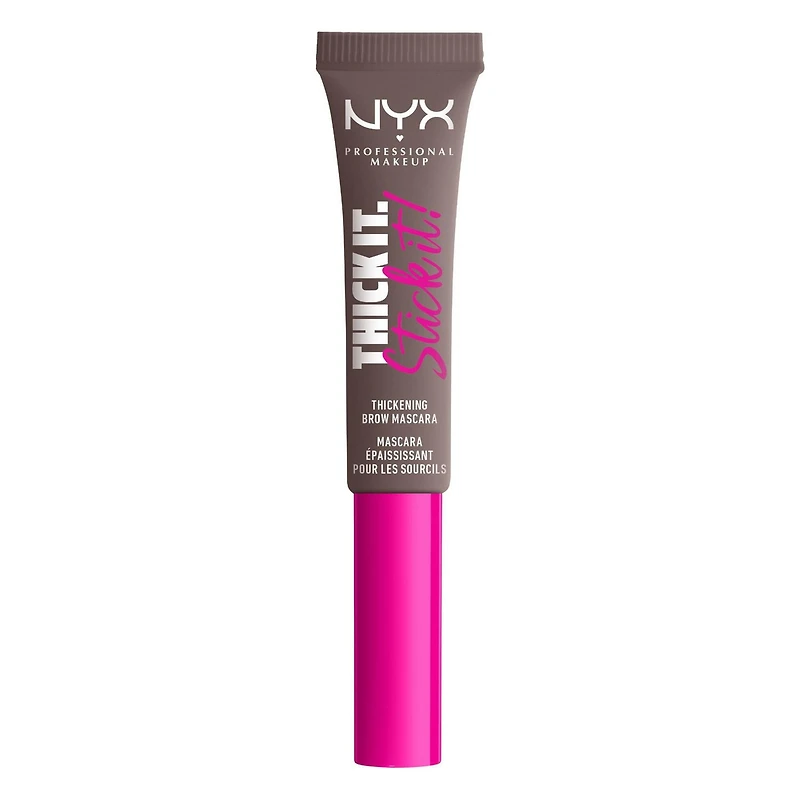 NYX Professional Makeup, Thick it stick it, Mascara sourcils, Épaissisant, Formule Vegan