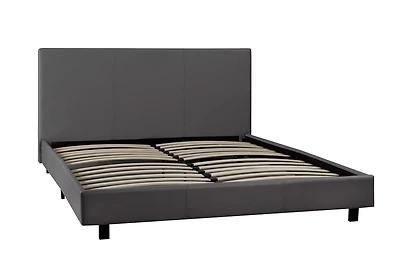 Alexis Queen Platform Bed, Grey