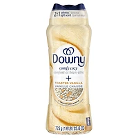 Perles de rehausseur de parfum pour lessive Downy Confort et bien-être, parfum Vanille chaude, Douceur et fraîcheur, 726 g (25,6 oz)