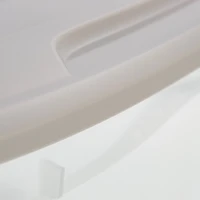 Tuff StoreTM Branded 63L (16.6 gal.), Utility Series Storage Tote Clear Base and Grey Lid