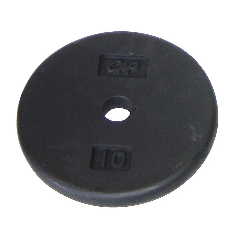 Disques en fonte CAP Barbell de 1 pouce, noir, simple, 1.25 - 50 livres