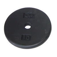 Disques en fonte CAP Barbell de 1 pouce, noir, simple, 1.25 - 50 livres