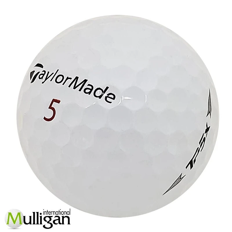 Mulligan - 48 Taylormade TP5x 2024 4A Recycled Used Golf Balls, White