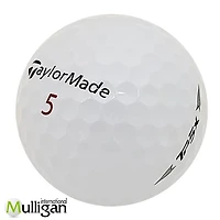Mulligan - 48 Taylormade TP5x 2024 4A Recycled Used Golf Balls, White
