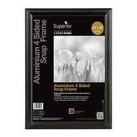 SECO Snap Poster Frame Case, 24 x 36 Inches, Black
