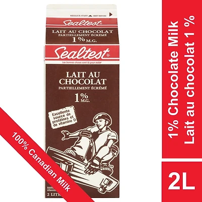 Lait au chocolat partiellement écrémé 1 % Sealtest 2L