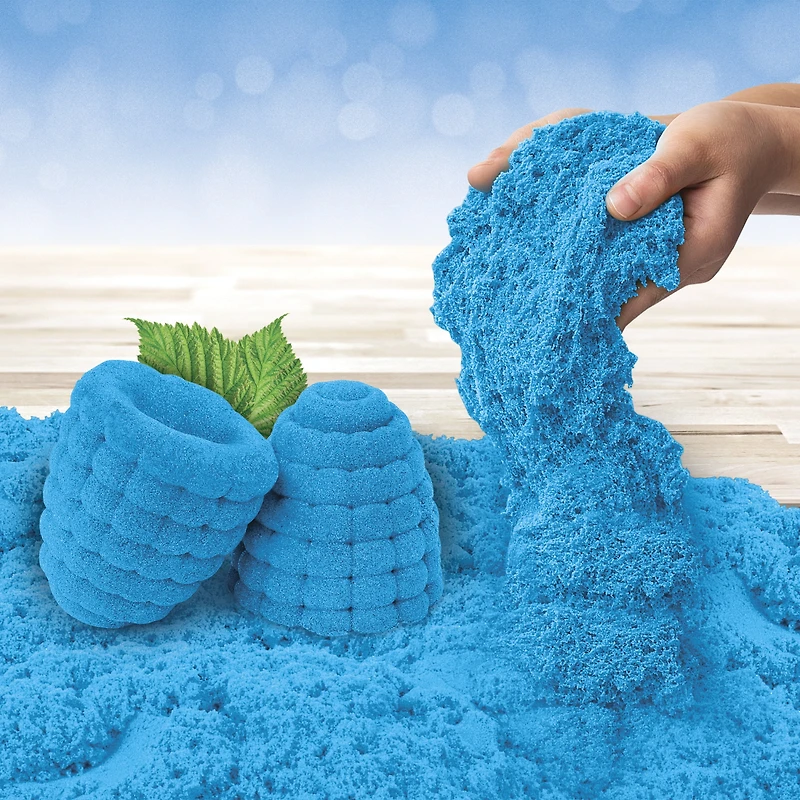 Kinetic Sand Scents, 8oz Blue Razzle Berry Scented Kinetic Sand, for Kids Aged 3 and up