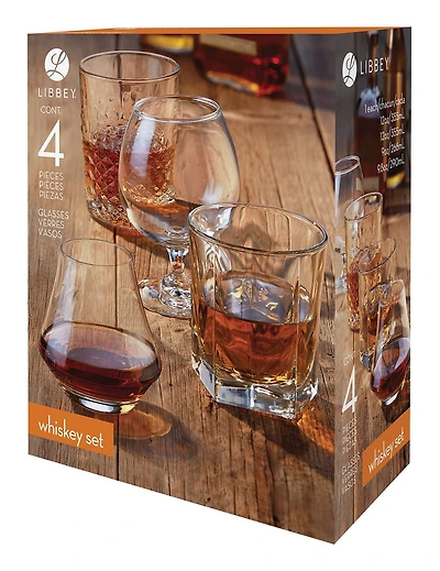 Ens. pour whiskey artisanales Libbey