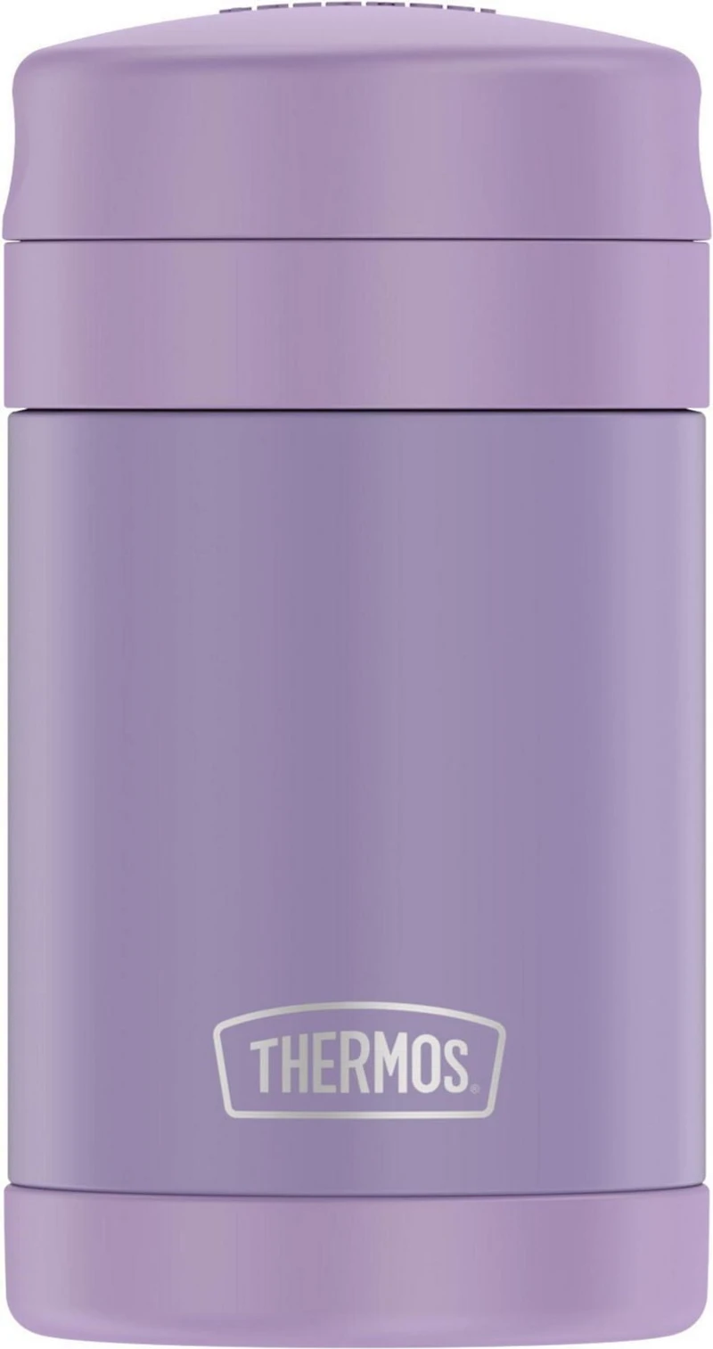 Thernos 16 Oz Vacuum Insulated Food Jar with Folding Spoon, Lavender