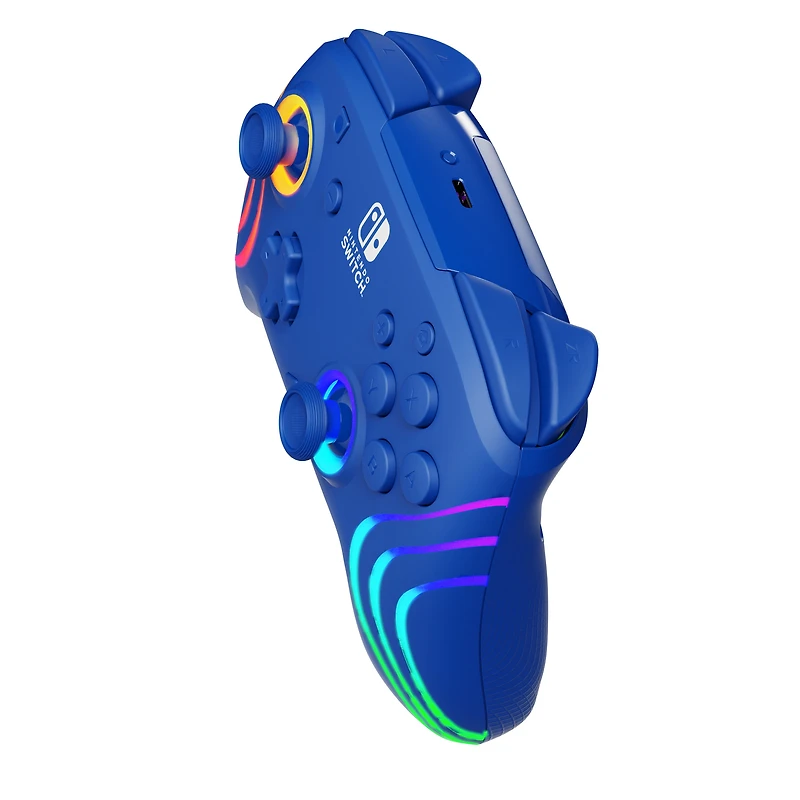 Afterglow Wave Wireless Controller: Blue with Motion