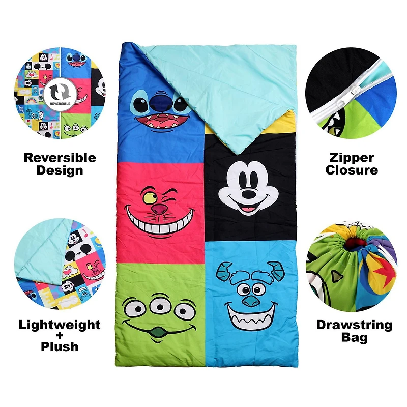 Disney 100 Slumber Bag, 54" x 27"