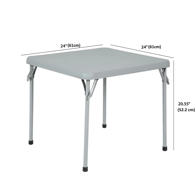 Juvenile Resin Folding Table, 24 inch
