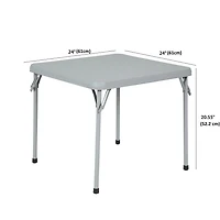Juvenile Resin Folding Table, 24 inch