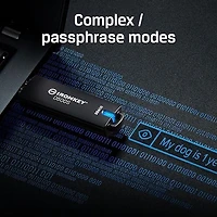 Kingston Ironkey D500S Clé USB cryptée 32 Go | Double partition cachée | FIPS 140-3 niveau 3 | XTS-AES 256 bits | Protection BadUSB et Brute Force | Option multi-broches | IKD500S/32 Go