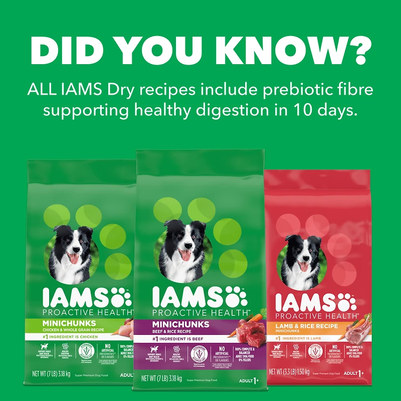 Nourriture sèche pour chiens adultes IAMS Healthy Weight avec poulet véritable