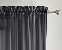 Sheer Window Panel Curtain- 2 Pack