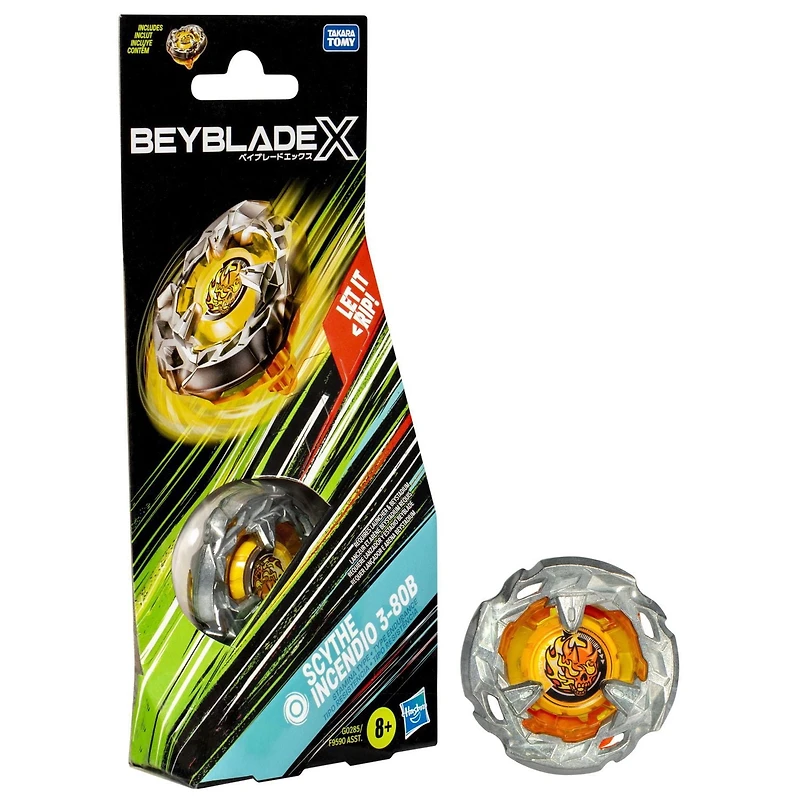 Beyblade X Booster Pack toupie Scythe Incendio 3-80B