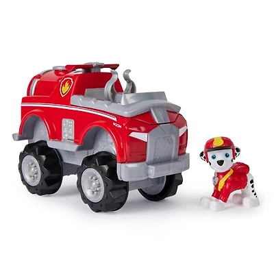 PAW Patrol Jungle Pups, Marshall's Elephant Vehicle, Camion avec figurine à collectionner, jouets pour les garçons et les filles à partir de 3 ans