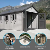 LIFETIME 11 Ft. X 21 Ft. Outdoor Storage Shed