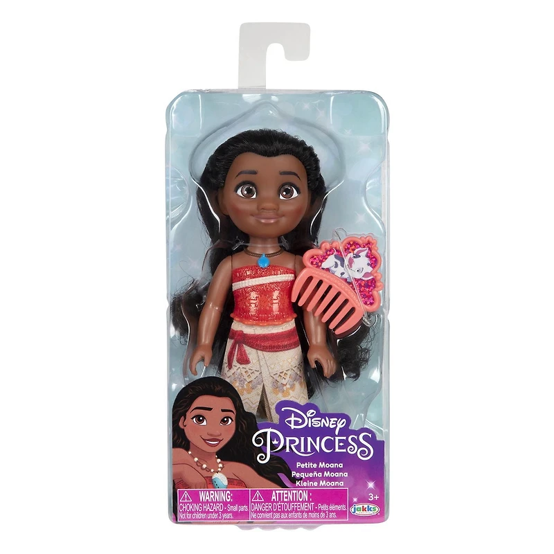 Mini poupée Moana Princesse Disney avec peigne