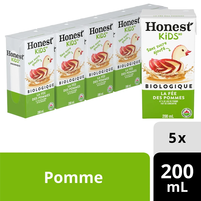 Honest Kids Apple Juice Boxes 5x200ml