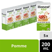 Honest Kids Apple Juice Boxes 5x200ml