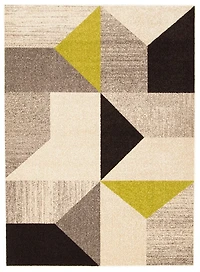 ECARPET Geometric Area Rug, Indoor Carpet for Living Room Bedroom Harlow Collection