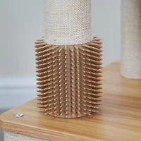 Vibrant Life 42" 3-Level Cat Tree with Base Condo, Top Perch, Scratching Mats, Laminated Board Steps