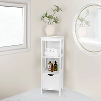 Era Spazio tour de rangement, organisateur pour salle de bains Blanc Rangement