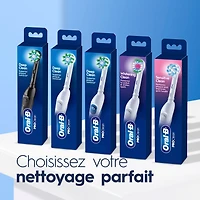Oral-B Pro 100 Precision Clean, Battery Power Toothbrush, White