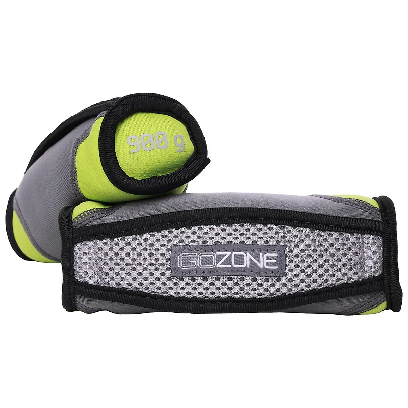 GoZone Walking Dumbbells, Breathable hand strap