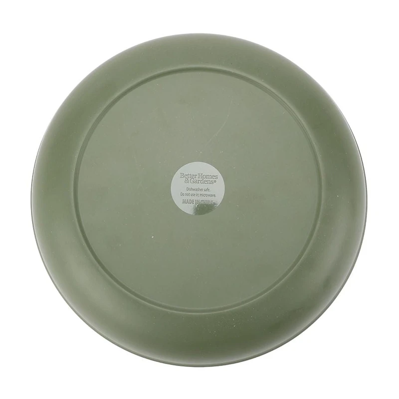 Better Homes & Gardeens Bamboo Melamine Dinner Bowl Green Set, 4pc