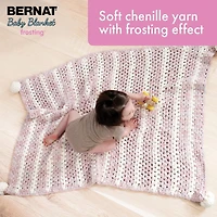 Bernat® Baby Blanket Frosting™ #6 Super Bulky Polyester Fil, 10.5oz/300g 220 Yards BABY BLANKET FROSTING FIL
