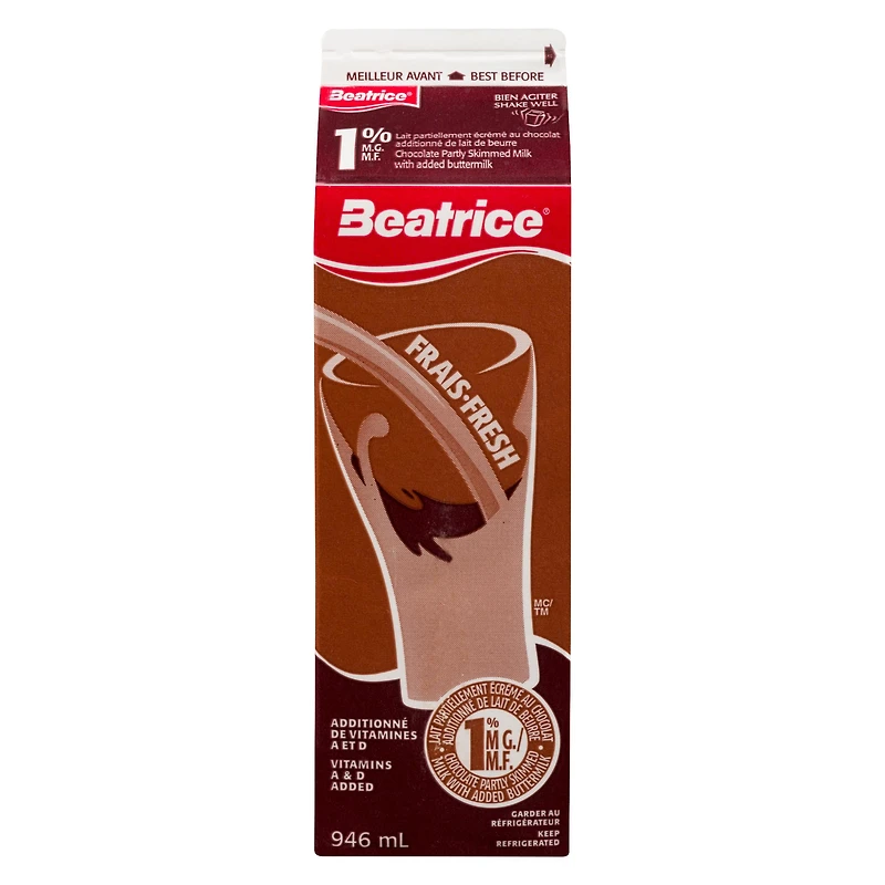 lait au chocolat beatrice 946ML