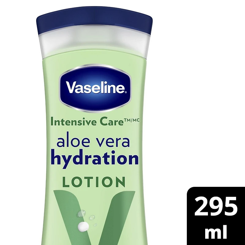 Vaseline Intensive Care Aloe Vera Hydration Body Lotion, 295 ml Lotion