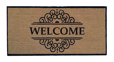 Home Decor Inc Coir Doormat – 18" x 30", Durable & Natural Entryway Mat