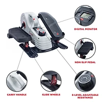 Sunny Health & Fitness Magnetic Under Desk Elliptical Peddler Exerciser - SF-E3872